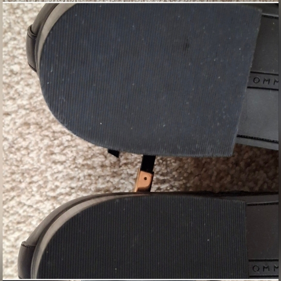 Tommy hilfiger womens ankle boots golden tone zipper sz 10 boho profesional 14 - Picture 6 of 8